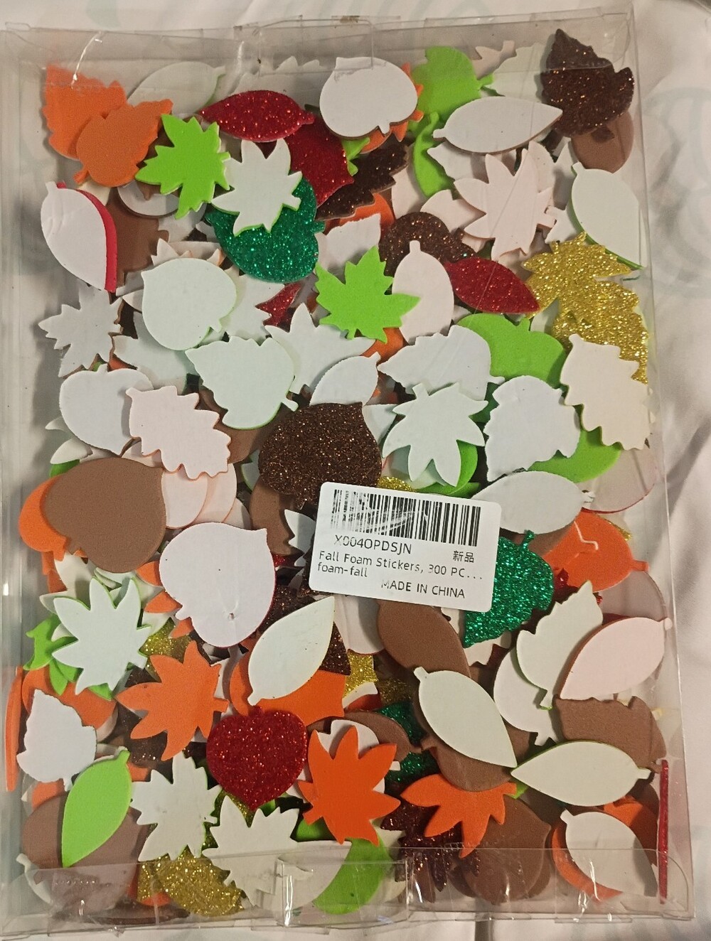 300 Fall Foam Sticker Set - Picture 2 of 4
